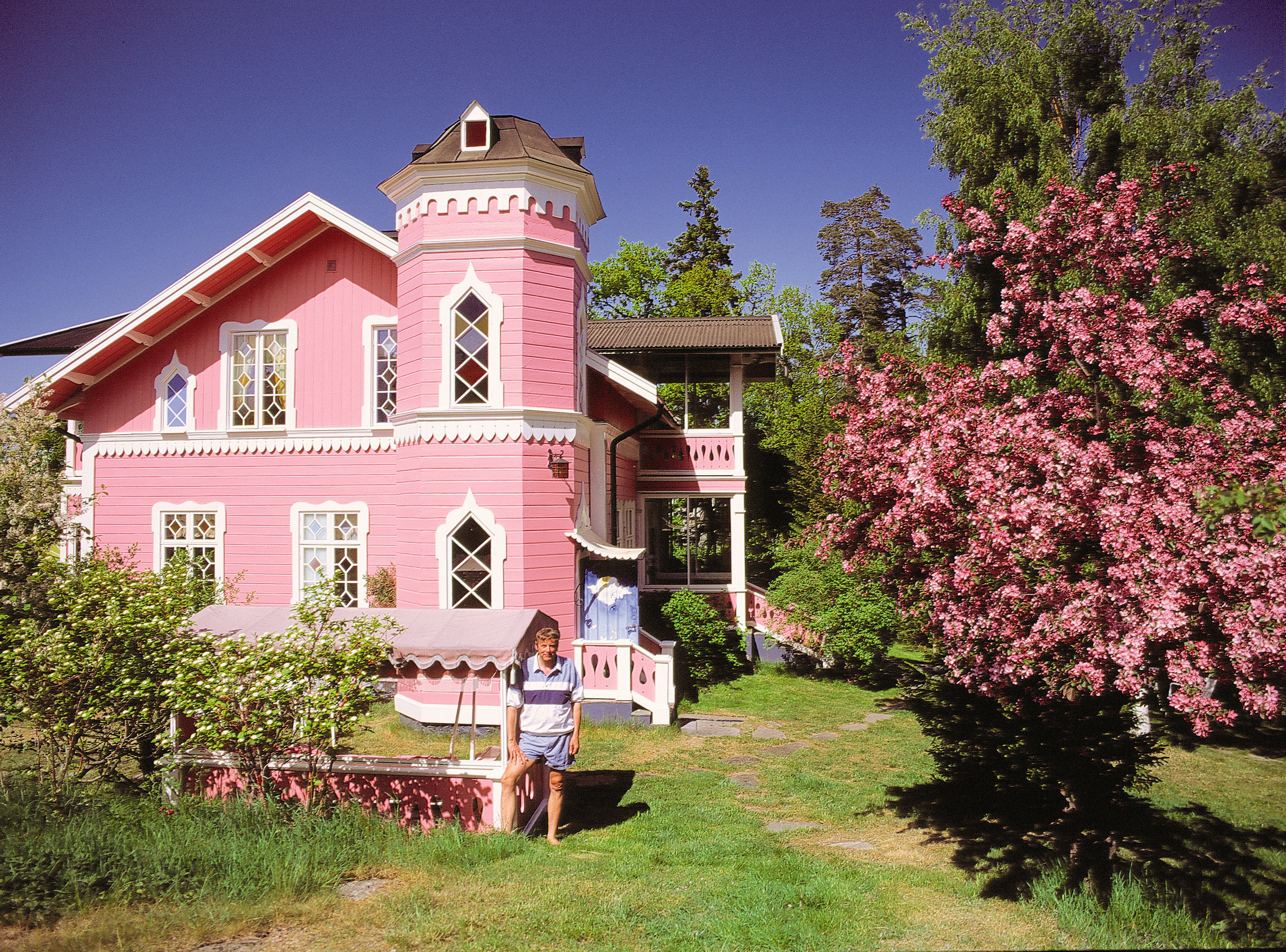 Красивые розовые дома. Розовый дом. Розовый домик. Красивые розовые домики. Розовый дом двухэтажный.